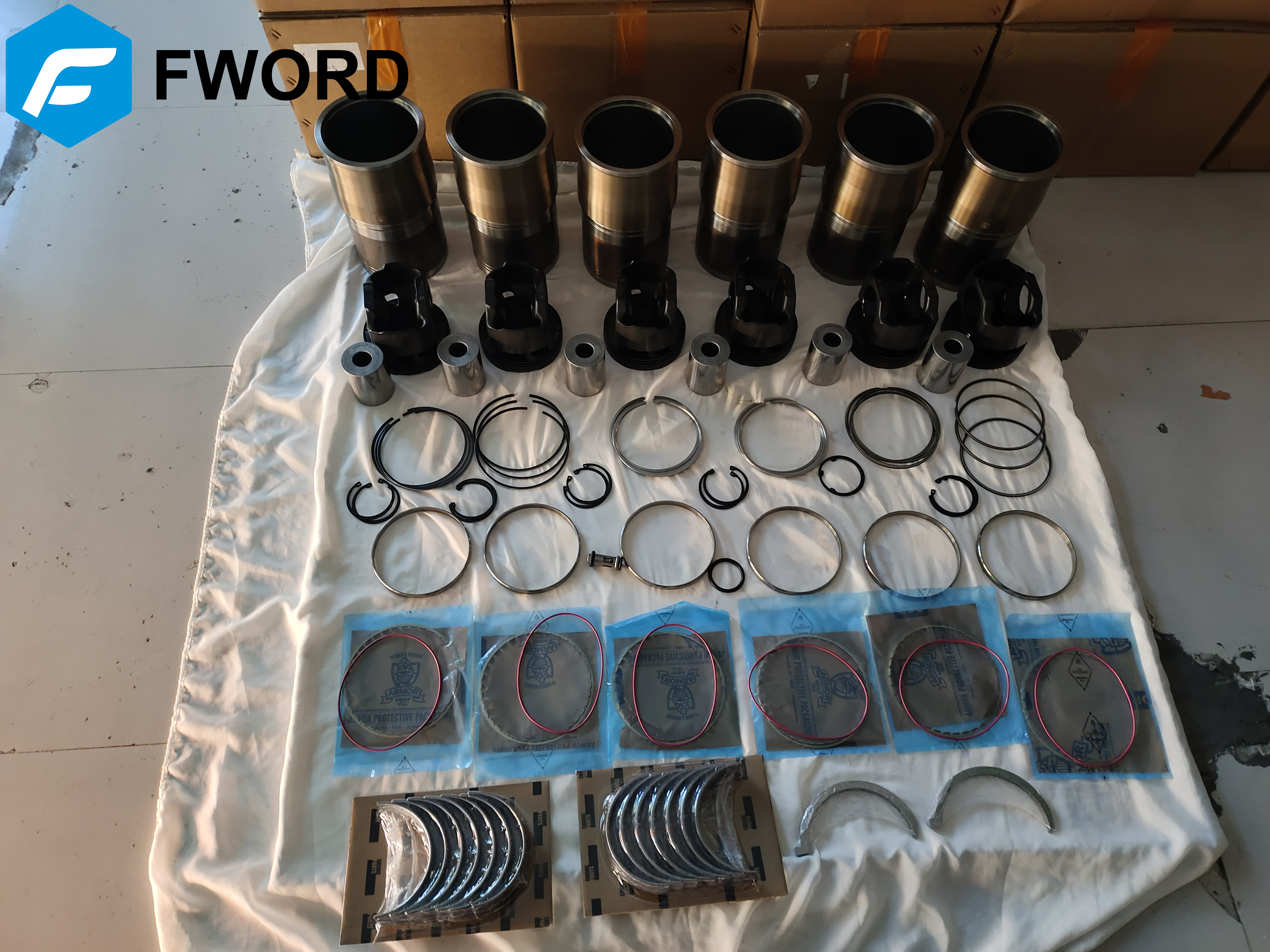 5693815 4376175 4376171 Diesel Engine Parts Repair Overhaul Kits Overhaul Rebuild Kit for ISX15 QSX15
